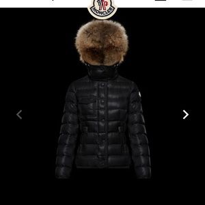 Authentic short moncler jacket size 3